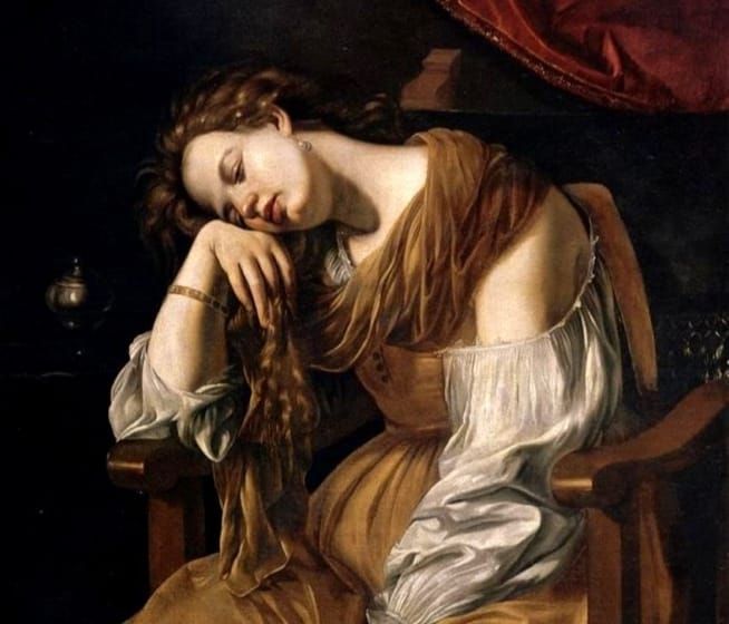 todo: Visual description of "Penitent Magdalene"