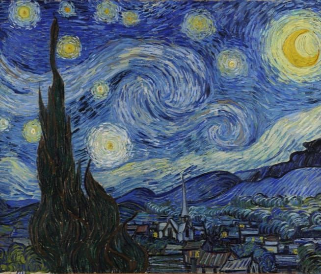 todo: Visual description of "Starry Night"