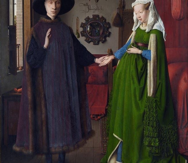 todo: Visual description of "Arnolfini Portrait"