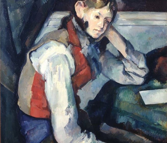 todo: Visual description of "The Boy in the Red Vest"