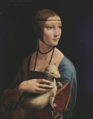 todo: Visual description of "Lady with an Ermine"