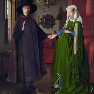 todo: Visual description of "Arnolfini Portrait"