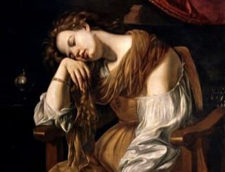 todo: Visual description of "Penitent Magdalene"