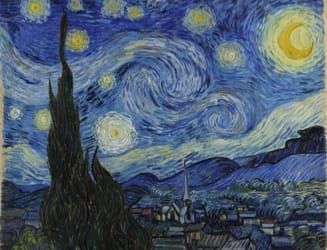 todo: Visual description of "Starry Night"